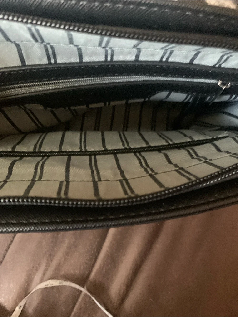 Stylish Leopard Print Top-Handle Bag - Black & Gray